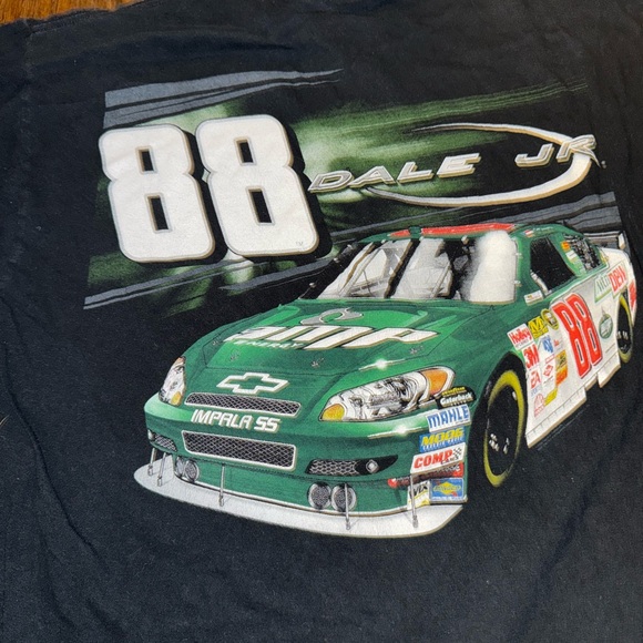 Vintage 90’s NASCAR “Winners Circle” Dale Earnhardt Jr. Double Sided Tee: Medium - Picture 5 of 6
